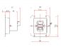 Preview: Einbaurahmen für Netzfilter117x107 mm