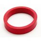 Preview: 4 pieces Silicon flipper rings 1-1/2 x 1/2 x 5/32  red