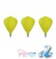 Preview: Cosmo Flight Set (3 pcs) Fit AIR Kite Polyester yellow