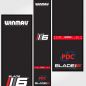 Preview: Winmau Dartmatte Precision PVC mit Oche