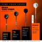 Preview: Steel Dartset Gian van Veen W-Max 90% Switch Point