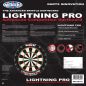 Preview: Dartboard McKicks Lighting Pro with rotatable wall bracket