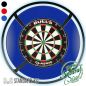 Preview: Dartarena Classic mit Dartboard Bristle Classic und  Auffangring mit LED Beleuchtung Corona Vision