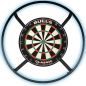 Preview: Dartboard Bulls Classic with LED lightning system Corona Vision