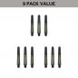 Preview: Shaft set (9 pcs) Nylon Pro Grip TAG black & green 2BA