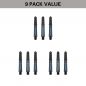 Preview: Shaft set (9 pcs) Nylon Pro Grip TAG black & blue 2BA