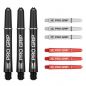 Preview: Shaft set (9 pcs) Nylon Pro Grip 2BA  black/white/red