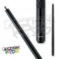 Preview: 19 OZ Pool Cue 2-piece Action Junior black / 12 mm glue on tip / L:123 cm