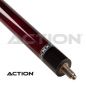 Preview: Pool Cue 2-piece Value burgundy / 13 mm glue on tip / L:148 cm