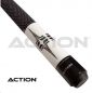 Preview: Pool Cue 2-piece Action Black & White 02 / 13 mm glue on tip / L:148 cm