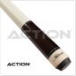 Preview: Pool Cue 2-Piece Blonde w/ Red & Chocolate Points Pro 13 mm glue on tip, L:145 cm