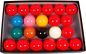 Preview: Snooker Ballsatz Economy 52.4mm 22 Bälle