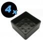 Preview: Plastic cap for Football Table Garlando with 9x9 cm metal legs, 4 pcs.