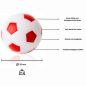 Preview: Ball for foosball table white/red d 35 mm 24 g