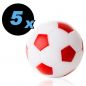 Preview: Ball for foosball table white/red d 35 mm 24 g