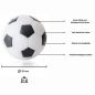 Preview: Ball for foosball table black/white d 35 mm 24 g