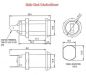 Preview: Xlock Schlüsselschalter KD 36,4mm 1 7/16"