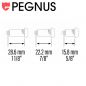 Preview: Machine Service Lock Pegnus KA C1403 Lenght 16 mm - 5/8" 16 mm - 7/8" 28.6 mm - 1 1/8"