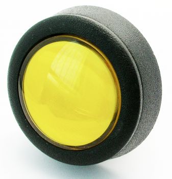 Leuchttaster rund  53 mm gelb