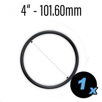 Rubber ring 4" black