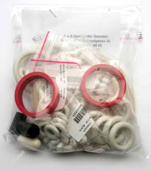 Assortment pinball rubber rings white