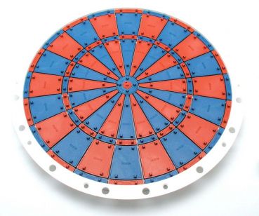 Wurfkreis blau-rot Novodart Turnier