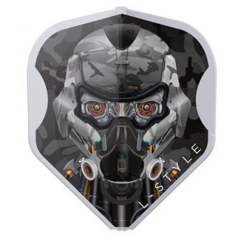 Preview: L-Style Flight Set (3 Stk) Standard Berry Van Peer v4 Type D  L1EZ transparent weiß