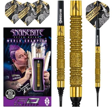 20 g Soft Darts (3 pcs) Peter Wright Snakebite Euro 11 Element Gold PC 20