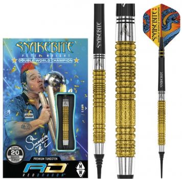 20 g Soft Darts (3 pcs) Peter Wright Snakebite Double World Champion SE Gold Plus