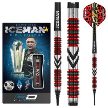 Soft Dartset (3 Stk) Gerwyn Price "Iceman"  Firebird