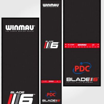 Preview: Winmau Dartmatte Precision PVC mit Oche
