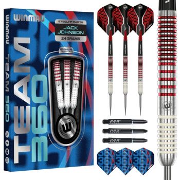 24g Steel Dartset Jack Johnson Team 360
