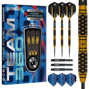 22g Steel Darts Bradley van der Velden Team 360
