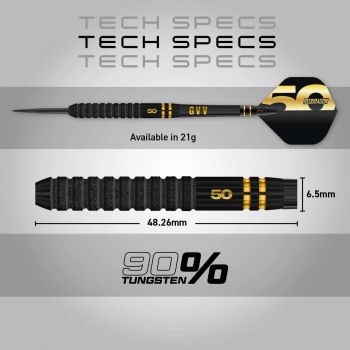 Gian van Veen 50 Years S.E. Steel Darts 21g