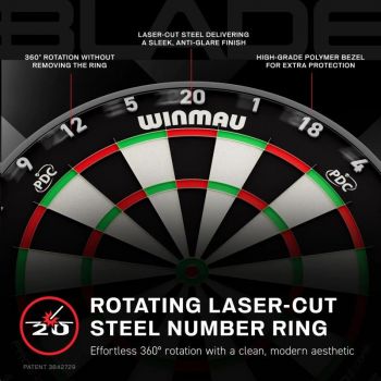 Dartboard Winmau Blade X Offizielles PDC Dartscheibe