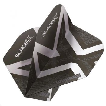 Flight Set Blade X - Prism Delta Metallic Schwarz & Silber