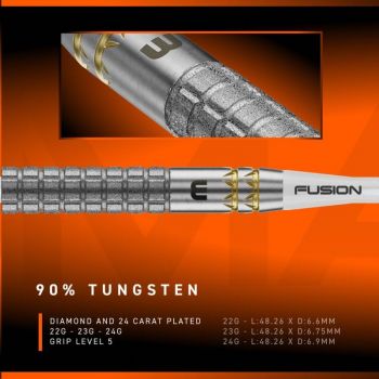 Steel Dartset Gian van Veen W-Max 90% Switch Point