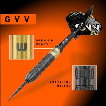 21G Steel Dartset Gian van Veen Brass Darts CORE