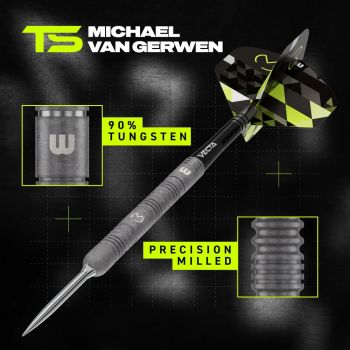 Winmau Steel Tip Dart Set MVG TS 90% Switch Point