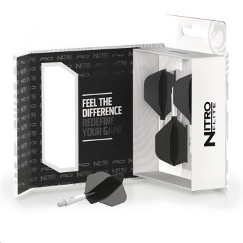 Preview: Red Dragon Nitro Flite – Schaft Weiß & Flight Schwarz (Form 02)