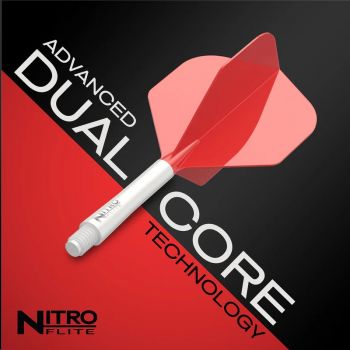 Red Dragon Nitro Flite – White Shaft & Red Flight (Shape 02)