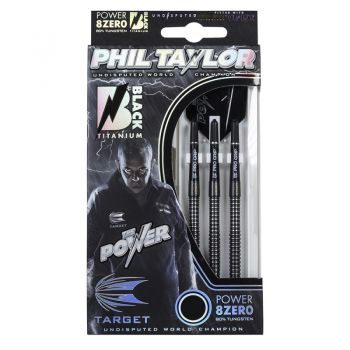 25 g Steel Dartset (3 Stk.) Power 8Zero Black Titanium Phil Taylor