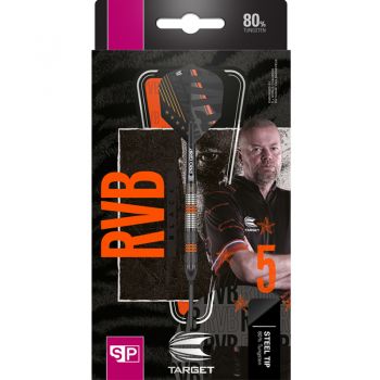 Steel Dartset (3 Stk) Raymond Van Barneveld 80% Black SP 2023