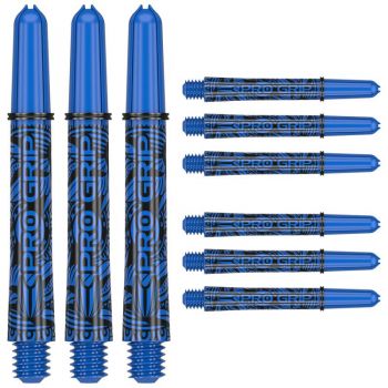 Schaftset (9 Stk) INK Pro Grip 2BA blau