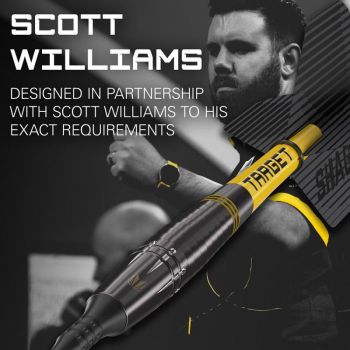 Soft Dartset (3 Stk) Scott Williams Black 90% 20g 2024