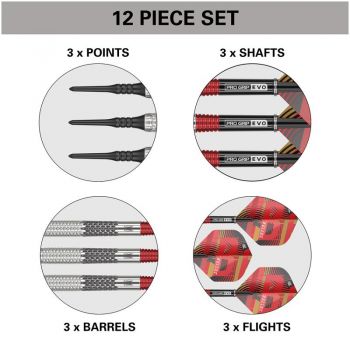 18g Soft Dartset (3 pcs) Stephen Bunting G5 95%