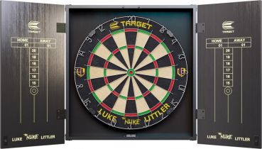 Dart Cabinet & Board Target Luke Littler "The Nuke" 2024