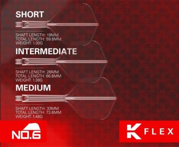 K-FLEX (3 Stk) Flight & Schaft (No 6) Luke Littler World Champion 2025
