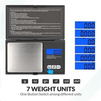 Digitale Dart Taschenwaage 0.01g bis 500g