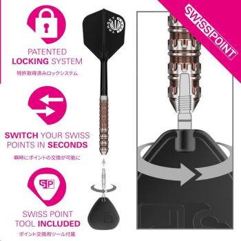 Steel Dart Set Prime Serie George Nishitani GEN6  90% Japan 2025